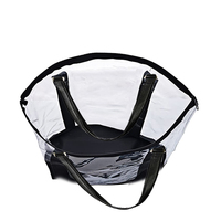 Sacs fourre-tout transparents en PVC imperméables de luxe personnalisés pour femmes, été, automne, hiver, printemps