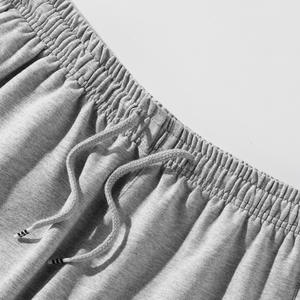 กางเกงขาสั้นผ้าคอตตอนสีพื้นสำหรับผู้ชายกางเกงขาสั้นสำหรับใส่เล่นกีฬาสีพื้นสำหรับฤดูร้อน - Product Image 3