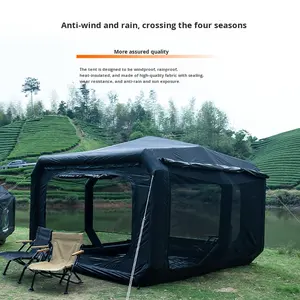 <span class=keywords><strong>Tente</strong></span> <span class=keywords><strong>de</strong></span> camping gonflable portable d'extérieur quatre saisons, double couche, épaissie, imperméable, légère et mobile, type capsule spatiale deux places - Product Image 5