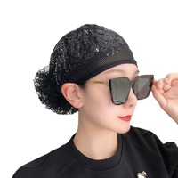 Topi Penutup Rambut Berlapis Ganda Satin untuk Musim Panas Warna Abu-abu, Topi Fashion Serbaguna Bergaya Elastis Ringan dan Bernapas