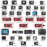 37 modules de capteurs, 37 kits de capteurs compatibles avec Arduino/51/STM32, kits d'apprentissage
