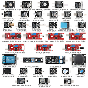 37传感器模块37传感器套件与<span class=keywords><strong>Arduino</strong></span>/51/STM32学习套件兼容 - Product Image 4