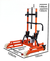 Chariot à roues en acier réglable en hauteur 11R/12R/13R 22,5 pouces 400 kg 600 kg 200 mm 440 mm pour pneus de camion