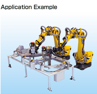 Système robotique FANUC R-2000iC/210L à 6 axes, charge utile de 210 kg, répétabilité de ±0,05 mm pour le transfert de matériaux lourds, la distribution et le soudage