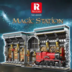 Reobrix 66032 Street Scape Building Block Brick Sets pour enfants Assemblage Construction Jouet pour enfants Cadeau d'anniversaire <span class=keywords><strong>de</strong></span> Noël - Product Image 2