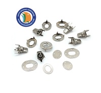 Bouton rotatif en laiton nickelé pour toile de bâche marine, attache à verrouillage rapide, 19,2 mm, accessoires de quincaillerie pour yacht et bateau