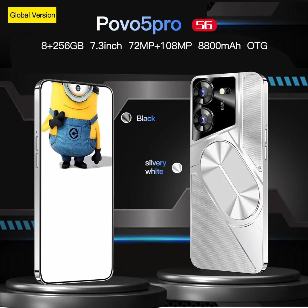 すべてのゲーム用電話チェーン3g & 4Gスマートフォンsumsang携帯電話用のPova5 promaxプロテクタースクリーン