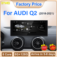 Écran de navigation GPS multimédia STWEI 10,25 pouces 8 cœurs Android 13 Carplay avec écran partagé et garantie d'un an pour Audi Q2