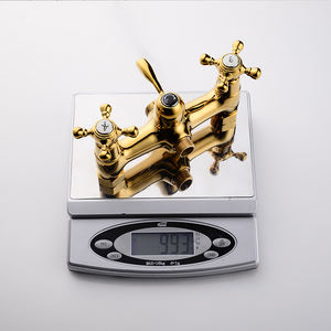 8นิ้ว<span class=keywords><strong>หัว</strong></span>ทองเหลืองติดผนังห้องน้ำก๊อกน้ำฝักบัวที่มีโทรศัพท์หัวฝักบัว - Product Image 5