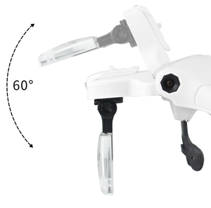 جديد نظارات قوس عدسة مكبرة العصابة المكبر <span class=keywords><strong>4</strong></span> مصباح ليد - Product Image 4