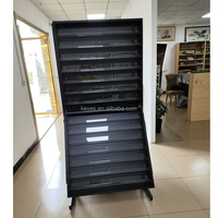 Vitrine Murale Moderne pour Cartes de Collection en Acrylique et Métal, Verrouillable, Éclairage LED, Écologique, pour Cartes Sportives Graduées