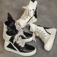 Fabricant de bottes d'automne unisexes à semelle épaisse avec logo personnalisé Baskets de créateur de haute qualité Chaussures de marche durables pour hommes