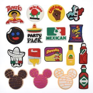 Breloques de chaussures en PVC style mexicain <span class=keywords><strong>el</strong></span> <span class=keywords><strong>chavo</strong></span> nourriture adaptée aux cadeaux de fête d'enfants bracelet bracelets breloques accessoires de chaussures - Product Image 2