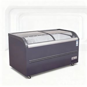 Congélateur îlot, congélateur de présentation îlot, grande capacité, coffre, réfrigération de supermarché, glissière <span class=keywords><strong>gauche</strong></span> droite - Product Image 4