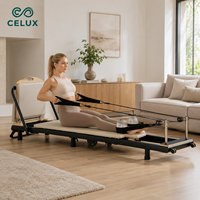 Machine de Pilates Reformer pour usage domestique, en acier au carbone, matériau métallique, réglable, durable, fonctionnement sûr, Reformer de Pilates Professionnel