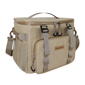 กระเป๋าเก็บความร้อนแบบลำลองสำหรับแคมป์ปิ้ง ทำจากโพลีเอสเตอร์ สำหรับใช้งานกลางแจ้ง ความจุขนาดใหญ่ ใช้งานได้สองแบบ เย็บด้วยเครื่องจักร เหมาะสำหรับเก็บอาหาร - Product Image 2