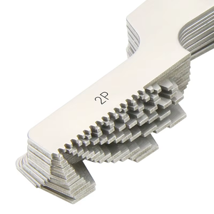 उच्च गुणवत्ता वाले एमे 29/ट्राम पिच गेज स्टेनलेस स्टील थ्रेड पिच मापने उपकरण टी-थ्रेड कटिंग गेज - Product Image 4