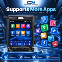 Pour Ford F150 F-150 2009-2015 Écran de style Tesla Lecteur radio de voiture Android 5G Navigation GPS CarPlay Bluetooth Multimédia