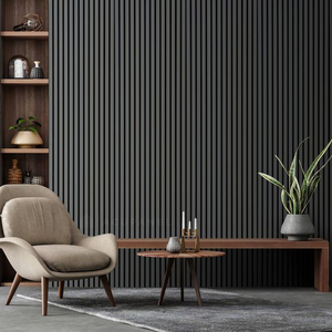 Panneau acoustique en polyester à lattes en bois Beien Villa pour l'isolation phonique des murs des hôtels <span class=keywords><strong>Woodupp</strong></span> - Product Image 6