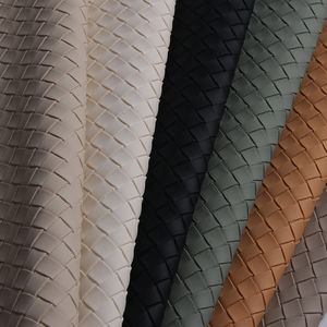 Cuir synthétique PVC écologique 1,2 mm à motif animal tissé, texture texturée, avec support tricoté, pour sacs décoratifs et <span class=keywords><strong>literie</strong></span> imperméables - Product Image 5