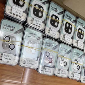 Protecteur d'écran d'objectif de chanteur facile à installer de luxe pour iPhone 13 Pro Max bord d'angle accessoire de téléphone portable en verre de luxe d'origine - Product Image 5