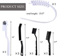 Kits de brosses de nettoyage pour lave-linge, brosses de nettoyage pour lave-linge à chargement frontal, accessoires