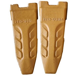 Oem Excavator Ditempa Gigi Ember Jenis Pc1250 Alat Berat Skid Steer Wheel Loader Ripper Gigi dan Adaptor 2713-1221 - Product Image 1