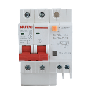 Interruptor Diferencial de Corriente Residual MUTAI de Fábrica, Tipo A, B, C, Monofásico y Trifásico, de 6, 10, 20, <span class=keywords><strong>25</strong></span>, 32, 40, 50 y 63 Amperios - Product Image 3
