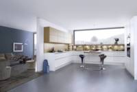 Lemari Dapur Modular Minimalis Modern dari Baja Anti Karat, Ramah Lingkungan, Tahan Api, untuk Vila dan Ruang Makan