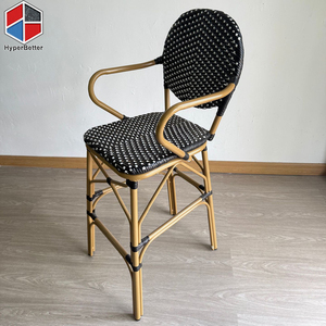 Sgabello da Bar in Rattan azzurro sedie bracciolo sgabello da Bar mobili in Rattan - Product Image 2