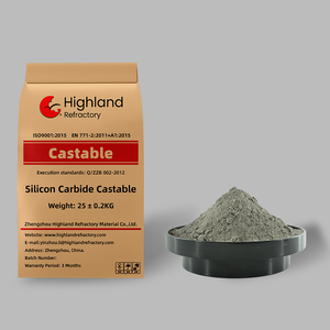 Vữa chịu lửa silicon carbide đúc cao cấp, độ chịu lửa cao, xi măng chịu lửa 5kg dùng cho lò công nghiệp - Product Image 1