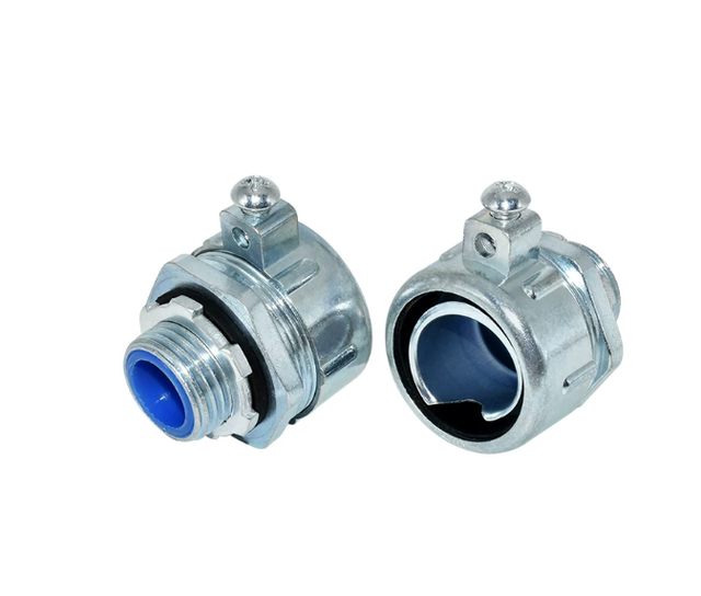 External Grounding Wire Connector with Aluminum Alloy Housing and Male Contact