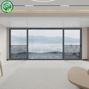 Sistema de Ventanas Laterales Herméticas Modernas de Alta Calidad, Personalizadas, con Rotura de Puente Térmico, de Aleación de Aluminio, Insonorizadas, para Villas - Product Image 1