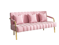 Canapé d'angle moderne de luxe en velours, un siège, nouveau design, mobilier de salon, bois, métal, cuisine, salle de bain
