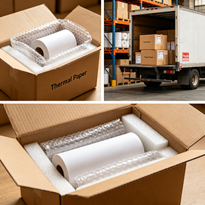 Sunkey 57mm x 80mm thermal <b>receipt</b> paper rolls for POS terminals - Product Image 6