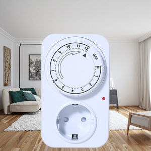 <span class=keywords><strong>Prise</strong></span> UE <span class=keywords><strong>Prise</strong></span> de Temps 24 Heures Minuterie Mécanique Cyclique 16A 220V Automatique Marche/Arrêt <span class=keywords><strong>Prise</strong></span> de Contrôle de Temps <span class=keywords><strong>pour</strong></span> la Cuisine - Product Image 2