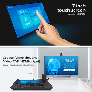 Ndi HX 4K HD mi Android 11 màn hình cảm ứng 7 inch màn hình lớn PTZ IP phím điều khiển bàn phím thời gian thực để phát trực tiếp - Product Image 4