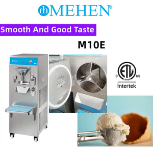 MEHEN M10E 하드 아이스크림 기계 메이커 상업용 자동 판매기 100 오버런 배치 냉동고 20-40L/H 밀크 쉐이크 기계/ - Product Image 5