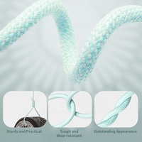 Câble de charge rapide en nylon de qualité supérieure 1m PD 60W 5A 6A blindé tressé Type-C USB-C pour téléphone, ordinateur, imprimante, appareil photo