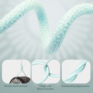 批发优质 1m PD 60W 尼龙快速充电线 5A 6A 60W 20W 屏蔽编织 Type-C USB-C 兼容手机 15 相机使用 - Product Image 3