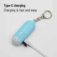 Alarme personnelle portable rechargeable 130 dB ODM/OEM en gros – Gadgets et armes de défense personnelle pour femmes