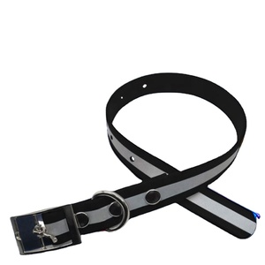 <span class=keywords><strong>Collar</strong></span> de perro duradero resistente al agua con correas de nailon recubiertas de <span class=keywords><strong>TPU</strong></span> reflectante colorido tamaño personalizado para entrenamiento de caza al aire libre remache sólido - Product Image 1