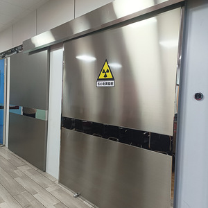 Puerta Corredera Eléctrica Inteligente para Sala de Diagnóstico Radiológico y Sala de Tomografía Computarizada, Puerta Blindada Contra Radiación de Rayos X - Product Image 2