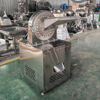 Broyeur à disques industriel électrique Saturn en acier inoxydable SUS304L/SUS316L 7,5 kW, haute vitesse, pour le traitement des épices et des aliments
