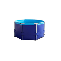 Piscine multifonctionnelle en plastique Keyubo 700L, bassin à poissons flexible pour koïs, aquaculture professionnelle très vendue en Chine