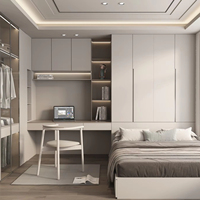 Armoire et meuble de chambre intégrés modernes, lit armoire multifonctionnel