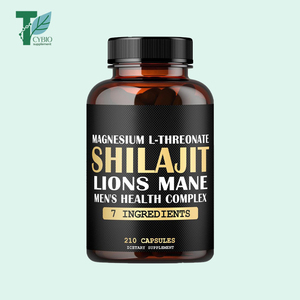 シラジット,マカ根エキスライオンのたてがみ,エネルギーと免疫をサポートするOEMプライベートラベルShilajitカプセル - Product Image 1