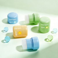Conteneur de bâton de crème solaire mini portable, écologique, recyclable, avec logo personnalisé, 7,5 g, vide, en plastique PS, à visser, pour masque facial cosmétique