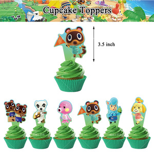 Artículos para Fiesta de Cumpleaños de <span class=keywords><strong>Animal</strong></span> <span class=keywords><strong>Crossing</strong></span>, Regalos de Dibujos Animados para Niños, Decoración para Fiesta Temática del Videojuego <span class=keywords><strong>Horizon</strong></span>, Incluye Globo Impreso - Product Image 4
