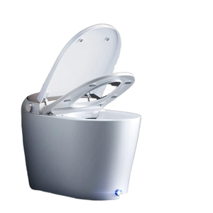 WC Bidet in Ceramica Stile Giapponese Intelligente con Sedile Riscaldato, Telecomando, Scarico Automatico, Luce Notturna, Apertura/Chiusura Automatica Integrata - Product Image 1